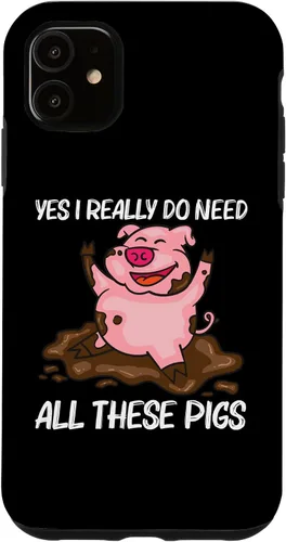 Vista 5 de iPhone 15 Funny Pig Design For Men Women Hog Farmer Farm Animal Lovers Case