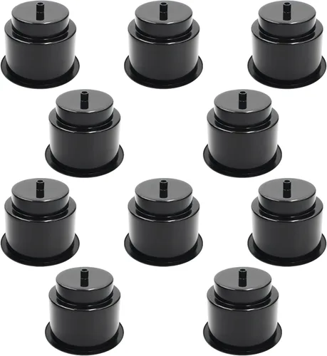 Vista 7 de DNB Portavasos de Plástico Negro - 4 PCS Soportes para Bebidas de Inserción con Drenaje - Accesorios para Barco Marino Coche RV