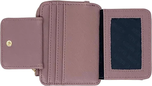 Vista 3 de Steve Madden Cartera con tarjetero, Mauve, Steve Madden Estuche para tarjetas
