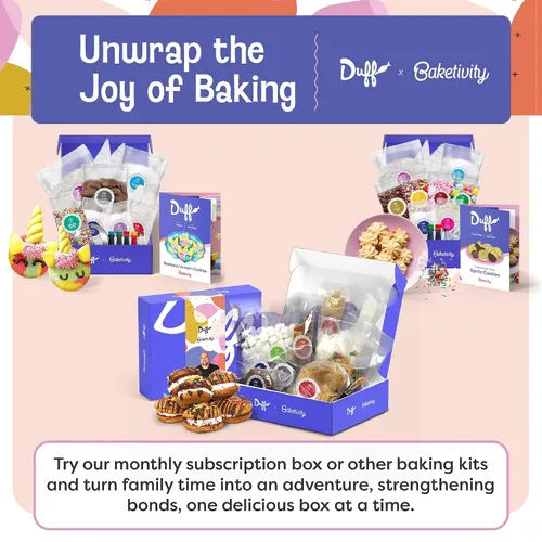 Vista 9 de Duff Goldman - Juego de hornear de bricolaje para niños por Baketivity - Hornea deliciosas galletas sándwich de S'mores con ingredientes previamente
