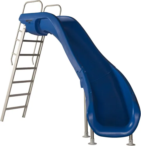 Vista 13 de S.R Smith Rogue2 Tobogán para piscina , Curva zurda, Azul