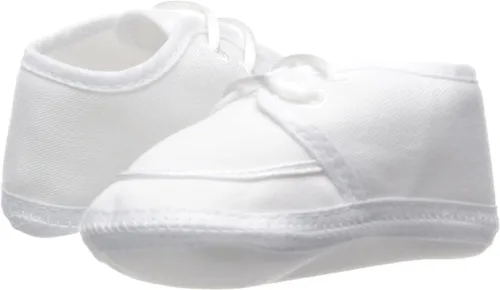 Vista 8 de Little Things Mean A Lot Zapatos de bautizo de gabardina para niños