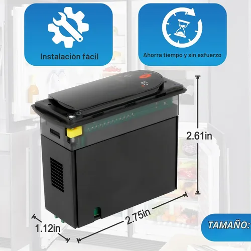 Vista 6 de Controlador de temperatura digital con sonda de sensor, OE: PJEZS0H100 Para refrigeradores/congeladores, termostato digital con sonda de sensor
