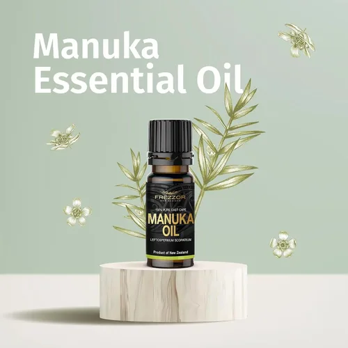 Vista 6 de FREZZOR East Cape Manuka Aceite 100% puro natural, destilación de vapor de alto grado. Aceite esencial para cuidado personal, acné y aromaterapia