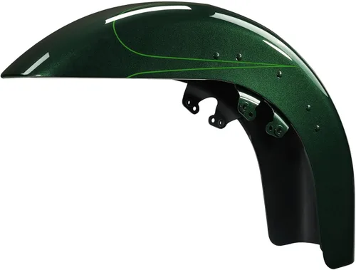 Vista 10 de HR3 Guardabarros delantero de whisky ámbar a juego compatible con Street Glide FLHX 2014 y Road Glide FLTRX 2016 (reemplazo para OEM)