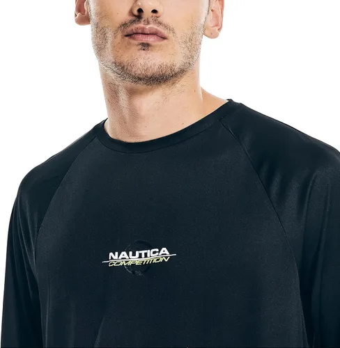 Vista 4 de Nautica Camiseta de manga larga hecha de forma sostenible para hombre