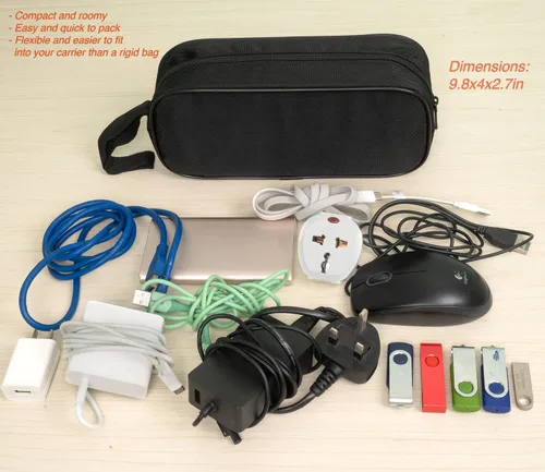 Vista 2 de ButterFox Universal Electronics Accessories - Organizador de viaje/bolsa