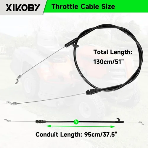 Vista 3 de Cable de Control 946-04661A Compatible con Troy Bilt TB110 TB230 Craftsman MTD Yard Machine Cortacésped Autopropulsado a Gas de Empuje de 21