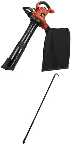 Vista 3 de BLACK+DECKER Soplador de hojas eléctrico 3 en 1 con bolsas de vacío para soplador de hojas, desechables (BV6600 y BV-008)