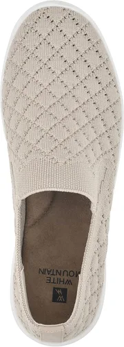 Vista 4 de WHITE MOUNTAIN Zapatos Utopia sin cordones, Blanco