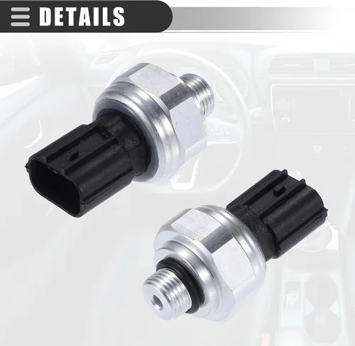 Vista 7 de Motoforti Válvula de Transductor de Presión de A/C, Interruptor de Sensor de Presión, para Honda Accord 2005-2020, Metal, NO.80450SFE003