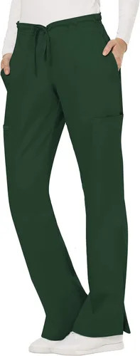 Vista 8 de Cherokee - Pantalones quirúrgicos elásticos Workwear Revolution WW120 para mujer, suaves y con cordón ajustable