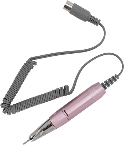 Vista 7 de Mango eléctrico para taladro de uñas, pieza de repuesto para taladro de uñas, ajustable de 0-3000 rpm, mango de máquina de metal, taladro de uñas