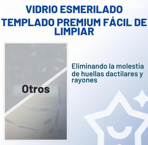 Vista 3 de WINSTELLAR - Losa de puerta de vidrio esmerilado preconstruida de 18 x 80 pulgadas, puertas interiores pintables para el hogar, dormitorio