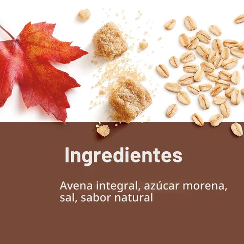 Vista 5 de Quaker, Avena instantánea sin gluten, arce y azúcar morena, 8