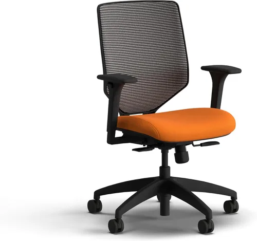 Vista 12 de HON Solve - Silla de oficina ergonómica, soporte de malla con respaldo de malla, soporte lumbar ajustable, brazos ajustables en altura, marco
