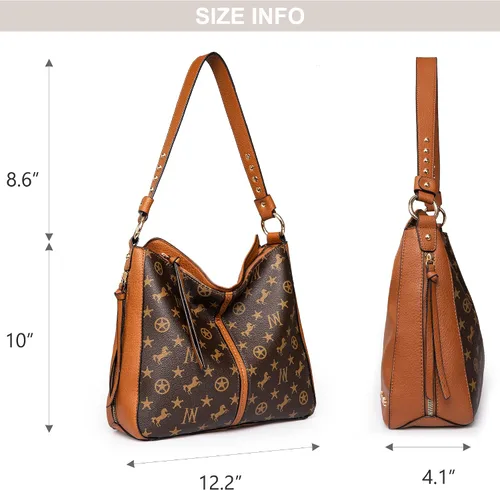 Vista 5 de Montana West Bolso de hombro oculto para mujer, bolso cruzado de moda