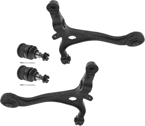 Vista 117 de TRQ Brazo de control superior e inferior del lado del conductor y del pasajero con juego de rótulas compatible con Chevrolet GMC 89-02