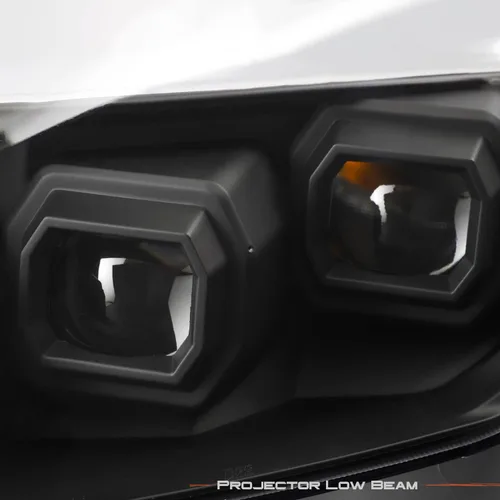 Vista 6 de AKKON - Para 2008-2015 G37 / Q60 Coupé [LED completo de haz bajo/alto] con faros delanteros de proyector de tubo de señal secuencial