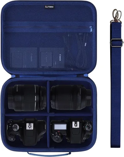 Vista 9 de Funda para Canon EOS T7 R50 R100/Sony Alpha a6400 a6700 Cámara Púrpura