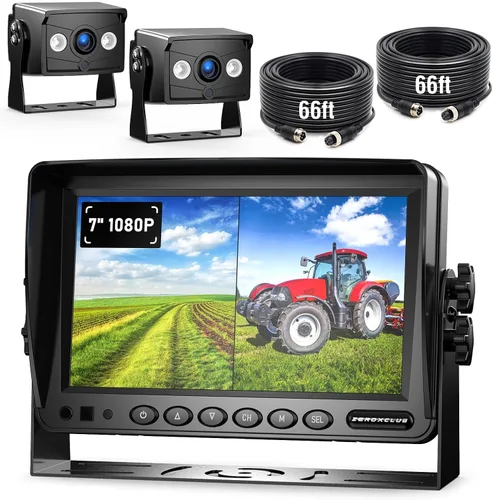 Vista 13 de ZEROXCLUB Cámara de respaldo con cable para placa de matrícula para automóvil, camioneta, SUV Negro