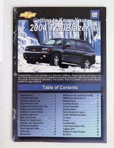 Vista 6 de 2004 Chevrolet Trailblazer and EXT Owners Manual