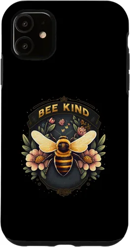 Vista 5 de iPhone 15 Bee kind Whisperer Beekeeper Honey Save The Bees Cute Case