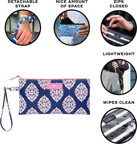 Vista 2 de SCOUT Kate Wristlet, cartera ligera para mujer, pequeña pulsera de embrague con correa (varios patrones disponibles)