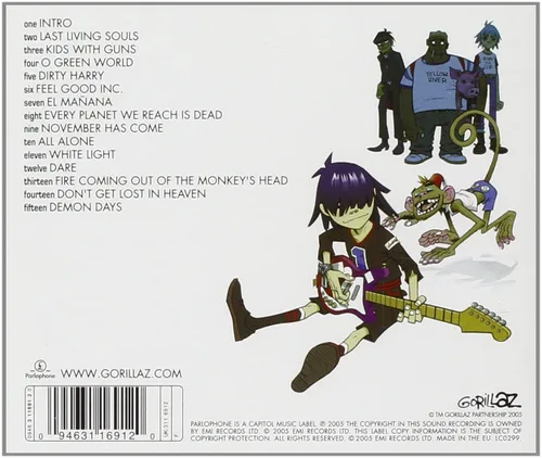 Vista 4 de Gorillaz - Demon Days - Playa de plástico - El otoño - Gorillaz Album Bundling