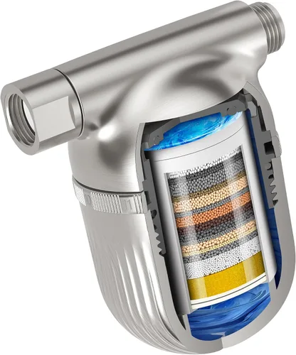 Vista 10 de Cobbe Filtro de ducha Junta totalmente metálica Filtro de cabezal de ducha 99% de eliminación para agua dura, metales pesados, cloro y Negro