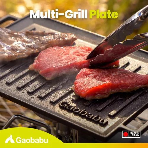 Vista 2 de Gaobabu B6 MultiGrillPlate fabricado en Japón Se adapta a una amplia variedad de equipos Procesamiento de flúor de 3 capas No requiere