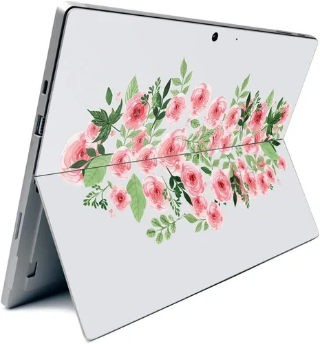 Vista 2 de MightySkins Skin para Microsoft Surface Pro 7 – Bouquet Funda protectora de vinilo duradera y única Fácil de aplicar, quitar y cambiar