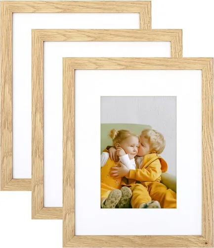 Vista 16 de ATOBART Juego de 3 portarretratos de 4 x 6, marco de fotos de madera negra para pared y mesa, se adapta a 3.5 x 5 pulgadas con paspartú o 4 x 6 sin