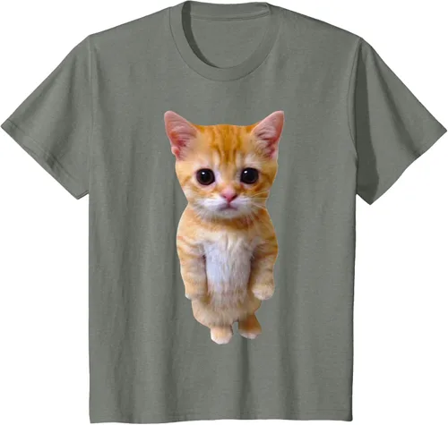 Vista 69 de El Gato Meme Sad Crying Cat Munchkin Kitty Meme Camiseta de moda Small Negro