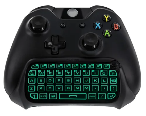 Vista 9 de Nyko Type Pad - Chat Pad Message Keyboard with Glow in the Dark Keys and 3.5mm Jack for Xbox One Wireless Controller