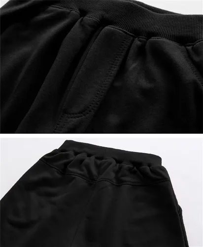 Vista 6 de BOANUT Cristiano Ronaldo - Sudadera con capucha para niños pequeños, con capucha y estrella de fútbol, pantalones deportivos casuales para niños