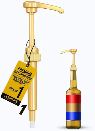 Vista 14 de Bomba de jarabe compatible con botellas Torani y Davinci (25.4 oz - 750 ml) (Negro)
