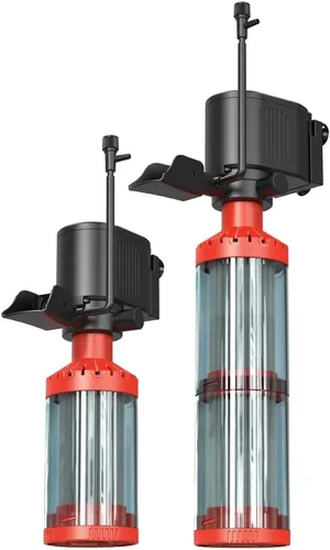 Vista 4 de Aquatop Forza PM-300 - Filtro de micras de pulido para acuarios de 55 galones, 317 GPH, agua cristalina, potente filtración para tanques de agua