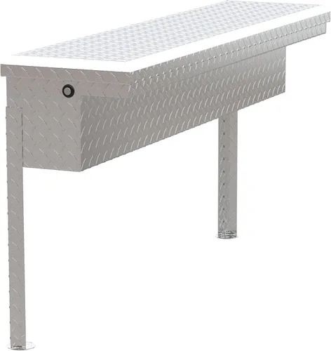 Vista 4 de UWS EC30201 Caja de herramientas lateral de aluminio de pared pesada de 48 pulgadas con perfil bajo, tapa RigidCore