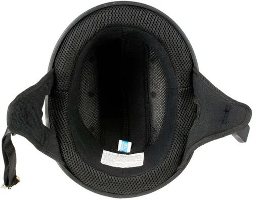 Vista 8 de Hot Leathers HLT68 Gloss Black The O.G. Advanced DOT Skull Cap Motorcycle Half Helmet Biker