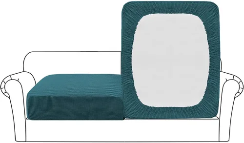 Vista 14 de Flamingo P Funda de cojín elástica de alta estiramiento para asiento de sofá, protector de muebles para sofá, funda de sofá suave y flexible
