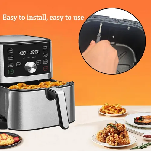 Vista 4 de Tornillos para freidora de aire instantáneos Vortex Plus 4QT 6QT 2QT Cesta para freidora de aire, tornillos autorroscantes de acero inoxidable 304