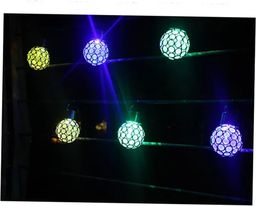 Vista 3 de OSALADI 3 unids patio colgante luces interiores luces colgantes hermosa lámpara colgante solar lámpara colgante lámpara colgante de cristal