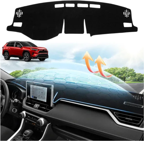 Vista 23 de CARTIST Cubierta para Tablero Compatible con Toyota 4Runner 2003 2004 2005 2006 2007 2008 2009 Accesorios Cubierta de Tablero Alfombra