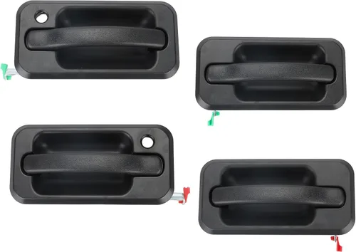 Vista 8 de JDMON Reemplazo para manija de puerta trasera elevadora exterior con textura Hummer H2 2003 2004 2005 2006 2007 2008 2009 manija de pestillo