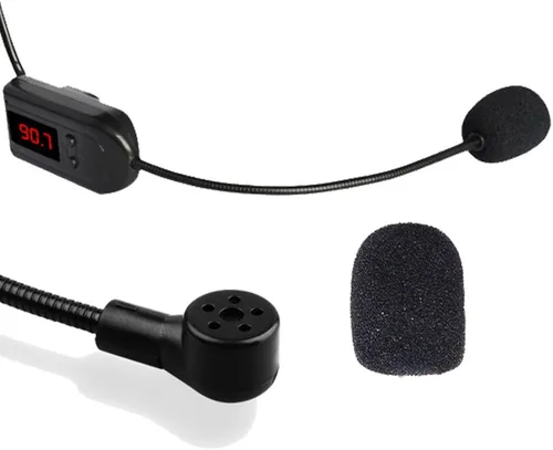 Vista 2 de Paquete de 15 protectores de espuma para micrófono, con solapa, micrófono, esponja, mini cubierta de espuma, protección para varios auriculares Negro