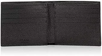 Vista 2 de Prada Orizzontale 2MO513 - Cartera de piel sintética con logo de triángulo de vitela, color negro, S