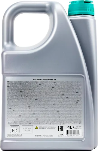 Vista 5 de Motorex Cross Power 2T - 4 litros 171-204-400