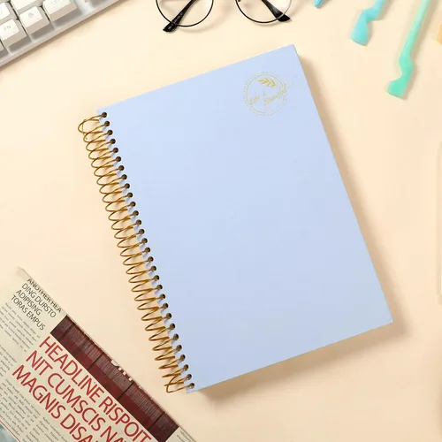 Vista 8 de Yoment Cuaderno pequeño en espiral, 300 páginas, cuadernos en espiral de tapa dura, cuaderno de 5.5 x 7.5 pulgadas, cuaderno de rayas