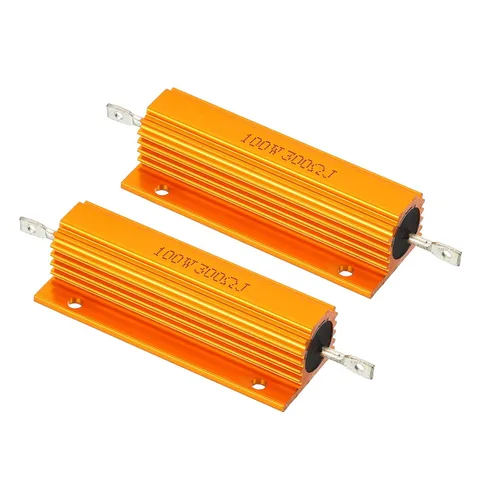 Vista 26 de PATIKIL 100 W 0,01 Ohm Resistencia con carcasa de aluminio, 2 paquetes de resistencias con carcasa de aluminio, resistencias bobinadas en caja
